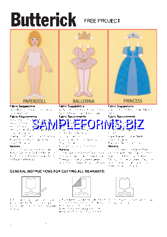 Paper Doll Template 1 pdf free
