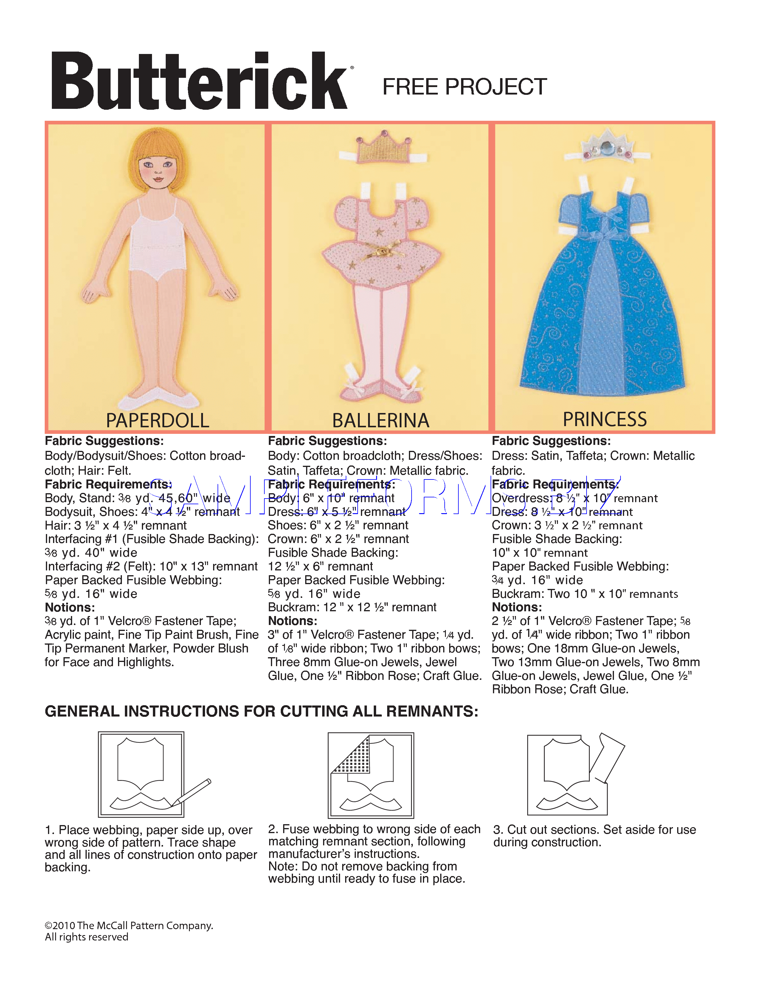 Preview free downloadable Paper Doll Template 1 in PDF (page 1)